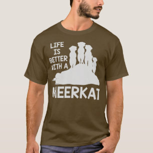 Meerkat Lover Gift Zoo Animals Meerkat T-shirt
