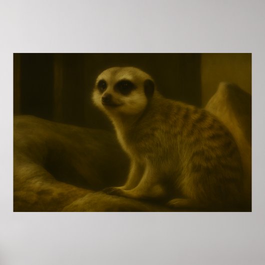 Meerkat Majesty Poster (Voorkant)
