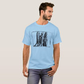 Meerkat Mannen T-shirt - Dafila Scott's houtskool (Voorkant volledig)