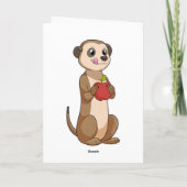 Meerkat met Apple Kaart (Achterkant)