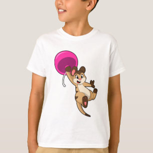 Meerkat met ballon t-shirt
