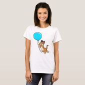 Meerkat met ballon t-shirt (Voorkant volledig)
