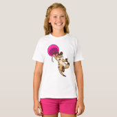 Meerkat met ballon t-shirt (Voorkant volledig)