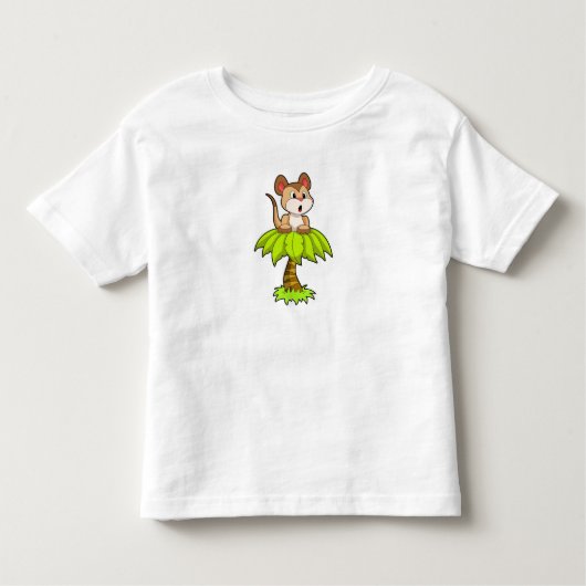 Meerkat met boom kinder shirts (Voorkant)
