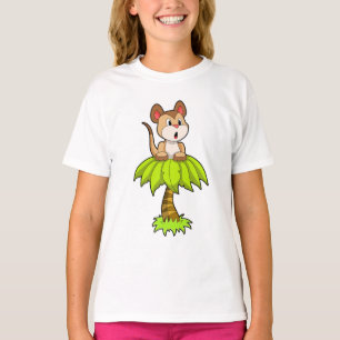 Meerkat met boom t-shirt