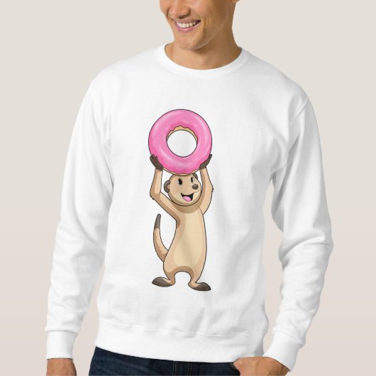 Meerkat met Donut Trui (Voorkant)