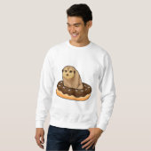 Meerkat met Donut Trui (Voorkant volledig)