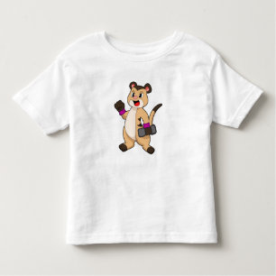 Meerkat met Dumbbell Kinder Shirts