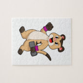 Meerkat met Dumbbell Legpuzzel (Horizontaal)