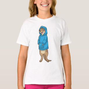 Meerkat met Hoodie T-shirt