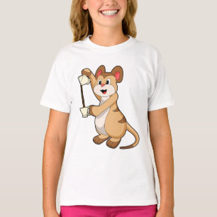 Meerkat met koffie en koffie.PNG T-shirt
