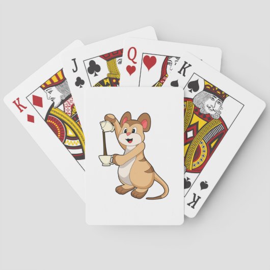 Meerkat met koffiepot & koffie.PNG Pokerkaarten (Achterkant)