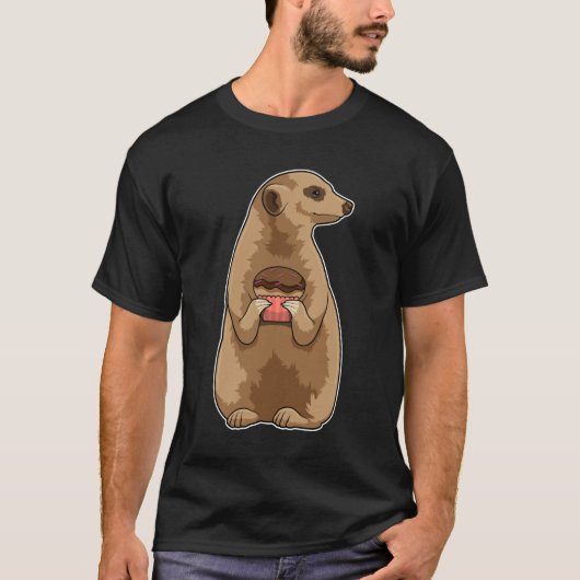 Meerkat met Muffin T-shirt (Voorkant)