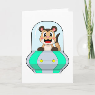 Meerkat met onderzeeër kaart