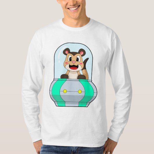 Meerkat met onderzeeër t-shirt (Voorkant)