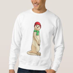 Meerkat met Pet en Scarf Trui