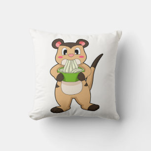 Meerkat met Ramen Kussen