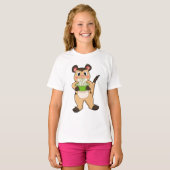 Meerkat met Ramen T-shirt (Voorkant volledig)
