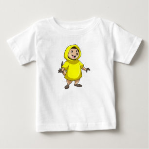 Meerkat met regenjas