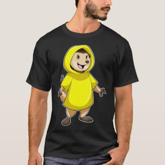 Meerkat met regenjas t-shirt