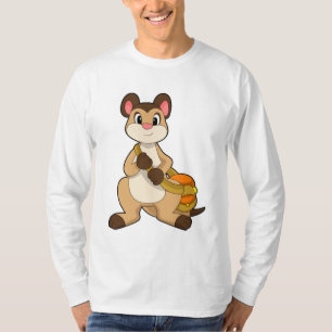 Meerkat met tas t-shirt
