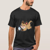 Meerkat met vergrootglas t-shirt (Voorkant)