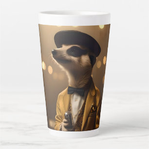 "Meerkat Moonlight: een croonerserenade" Latte Mok
