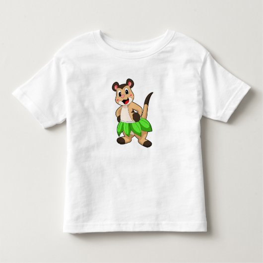 Meerkat op Ballet Dance Kinder Shirts (Voorkant)