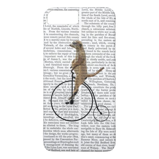 Meerkat op Black Penny Farthing Case-Mate iPhone Case (Achterkant)