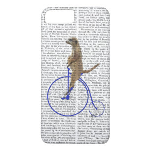 Meerkat op Blue Penny Farthing iPhone 8 Plus / 7 Plus Hoesje