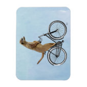 Meerkat op fiets 2 magneet (Verticaal)