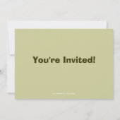 Meerkat Party Invitation Kaart (Achterkant)