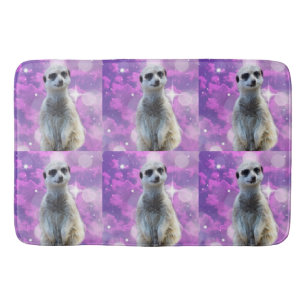 Meerkat Pink Paarse Sparkle Badmat