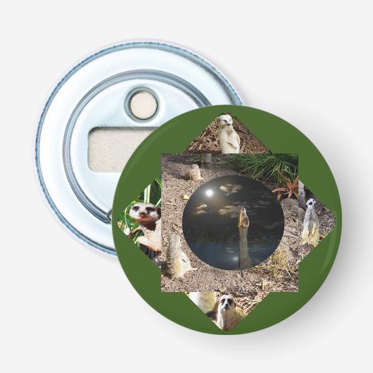 Meerkat Polyscope, Bottle Open Button Flesopener (Voorkant)