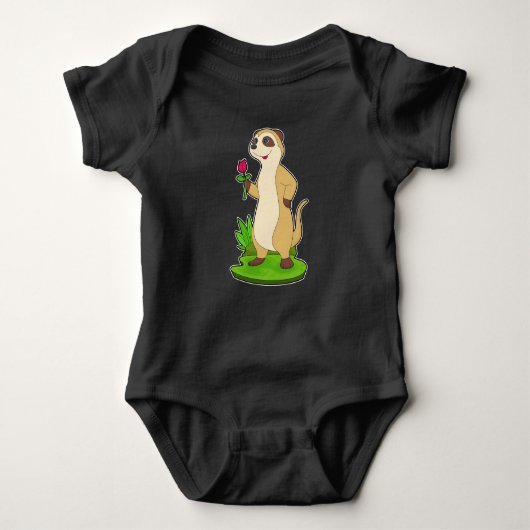 Meerkat Roos Romper (Voorkant)