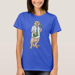 Meerkat Scheikunde Docent Testbuis T-shirt