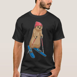 Meerkat Skier Ski T-shirt