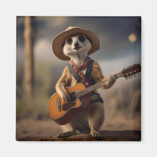 Meerkat Strumming A Country Lullaby, Magneet
