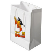 Meerkat Summer Time Gift Bag Medium Cadeauzakje (Achterkant Gekanteld)