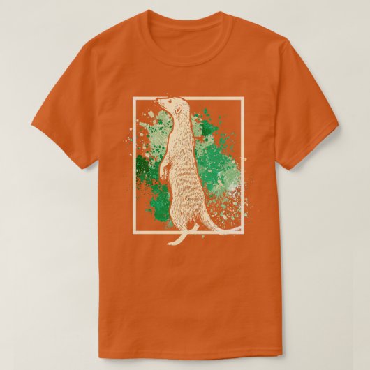 Meerkat Suricate T-shirt (Design voorkant)