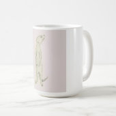 Meerkat, tasse de café, thé, latte, maison, cuisin (Devant droit)