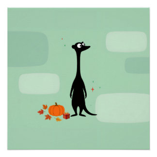 Meerkat Thanksgiving Poster Perfect Poster