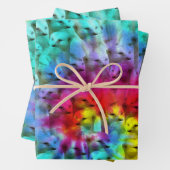 Meerkat Tie Dye, Feuilles D'Enveloppement De Cadea (En situation)