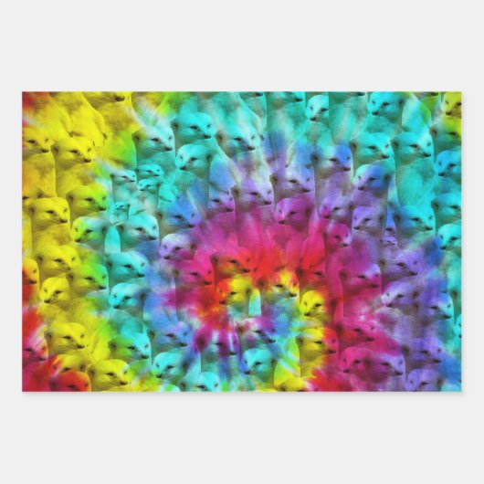 Meerkat Tie Dye, Feuilles D'Enveloppement De Cadea (Devant)
