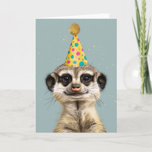 Meerkat Verjaardagsfeest Wenskaart Kaart
