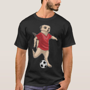 Meerkat Voetballer Voetbal T-shirt