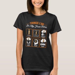 Meerkat Wat ik doe in mijn vrije tijd Meerkat T-shirt