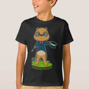Meerkat Wizard Toverstaf T-shirt