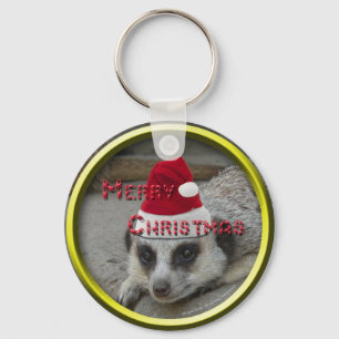 Meerkat Xmas Sleutelhanger