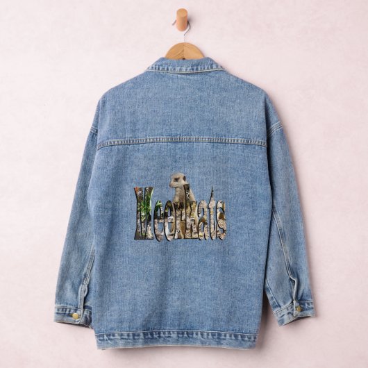 Meerkats, dames denim jas jacket (Hangar)